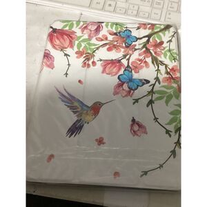 iPad air case 10.9" 5th gen w/ hummingbirds